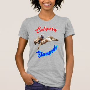 カルガリーカナダ馬7月ライダーCalgary Stampede Tシャツ