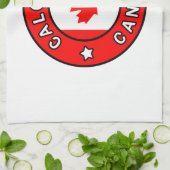 カルガリーカナダ キッチンタオル (折り畳み)