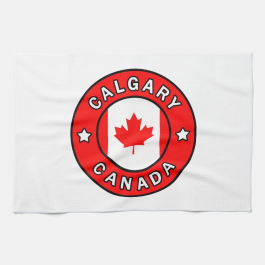 カルガリーカナダ キッチンタオル (横)