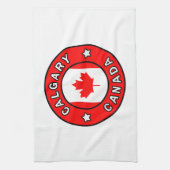 カルガリーカナダ キッチンタオル (縦)