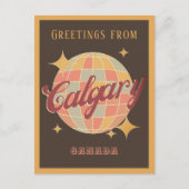 カルガリーシティアルバータカナダヴィンテージはがき ポストカード (正面)