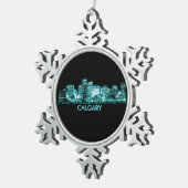 カルガリースカイライン スノーフレークピューターオーナメント (右)