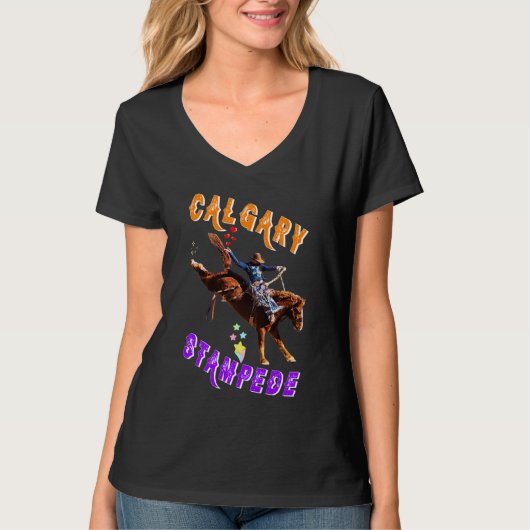カルガリープライドスタンピード Tシャツ (正面)