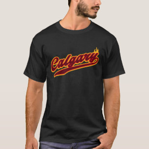 カルガリーレトロスポーツTシャツ – ヴィンテージアスレチックVib Tシャツ