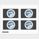 カルガリー冬2014 長方形シール (シート)