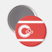 カルガリー国旗、アルバータ・マグネット マグネット (正面/裏面)