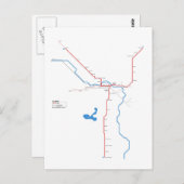 カルガリー地下鉄 ポストカード (正面/裏面)