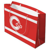 カルガリー州旗，アルバータ大抱き枕 ラージペーパーバッグ (裏面アングル)