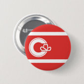 カルガリー州旗,アルバータ州ボタン 缶バッジ (正面&裏面)