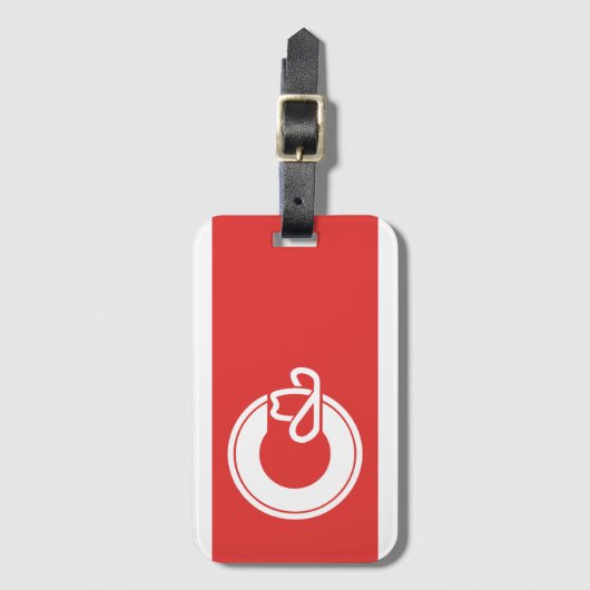 カルガリー州旗，アルバータ州ラゲージタグ ラゲッジタグ (正面縦)