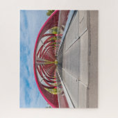 カルガリー平和橋。 ジグソーパズル (縦)