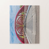 カルガリー平和橋。 ジグソーパズル (縦)