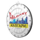 カルガリー文字 ダーツボード (正面右)