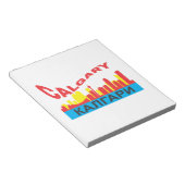 カルガリー文字 ノートパッド (アングル)