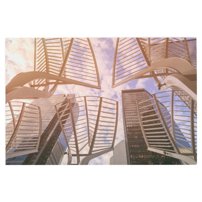 カルガリー構造 メタルプリント (正面)