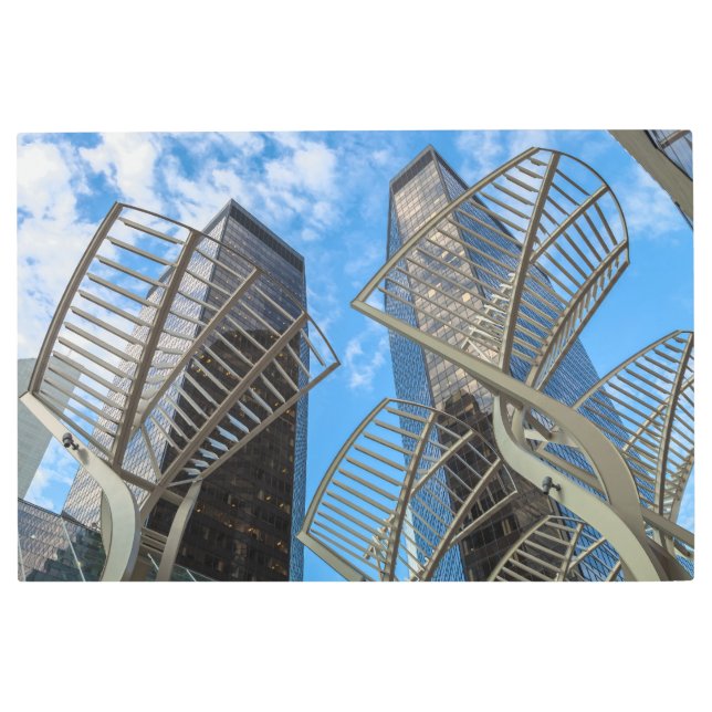 カルガリー構造 メタルプリント (正面)