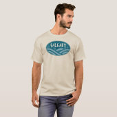 カルガリー アルバータ州 アウトドア Tシャツ (正面フル)