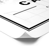 カルガリー アルバータ カナダ 旅行 都市地図 ポスター (角)