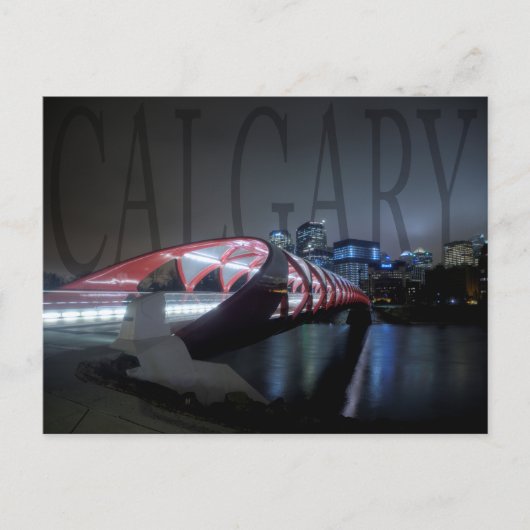 カルガリー・ピース・ブリッジ ポストカード (正面)