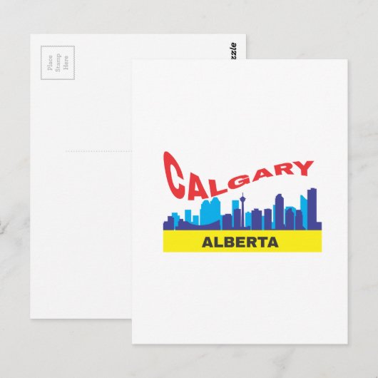 カルガリー ポストカード (正面/裏面)