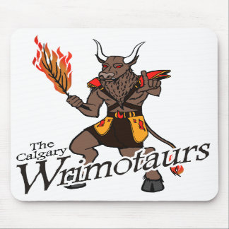 カルガリーWrimotaursのマウスパッド マウスパッド