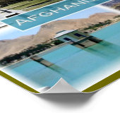 カルガ湖 - バーブル庭園 ポスター (角)