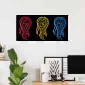 カルキー幽霊 ポスター (ホームオフィス)