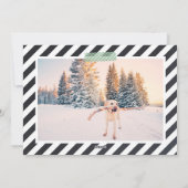 カルクボードレタリングホリデーフォトカード シーズンカード (裏面)