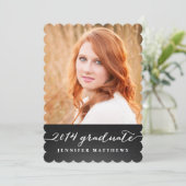 カルクボード卒業パーティー招待状 招待状 (スタンド正面)