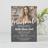 カルクボード卒業パーティー招待状 招待状 (スタンド正面)