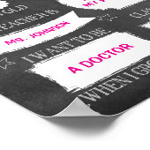 カルクボード学校初日 ポスター (角)