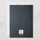 カルクボード7月4日パーティの招待状 招待状 (裏面)