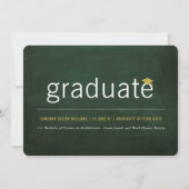 カルクボーミニマルド大学院写真卒業パーティー 招待状 (正面)