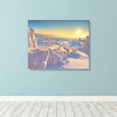 カルコノゼ山地、国立公園 キャンバスプリント (インサイチュ (ウッドフロア))