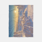 カルコノゼ山地、国立公園 フリースブランケット (正面)