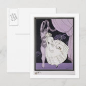 カルサヴィナ、1914年(ポチョワールプリント) 2 ポストカード (正面/裏面)