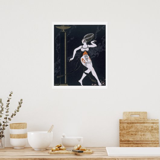 カルサヴィーナたまら（1885年～1978年）とのバレエのシーン191 ポスター (キッチン)