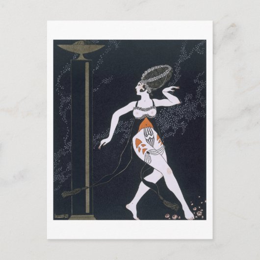 カルサヴィーナたまら(1885年~1978年)とのバレエのシーン191 ポストカード (正面)