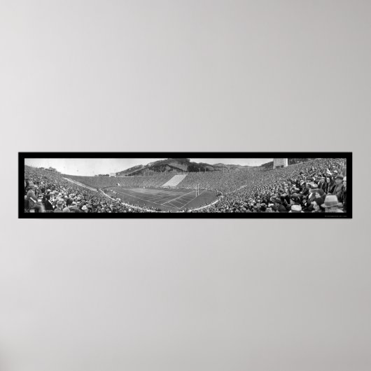 カルスタンフォードビッグゲームサッカー写真1930 ポスター (正面)