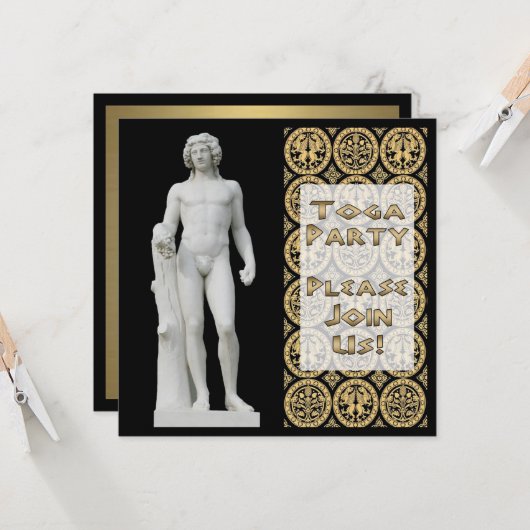 カルセドニアンブラック招待状 (正面/裏面インサイチュ)