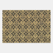 カルセドニアンブラック ラッピングペーパーシート (正面3)