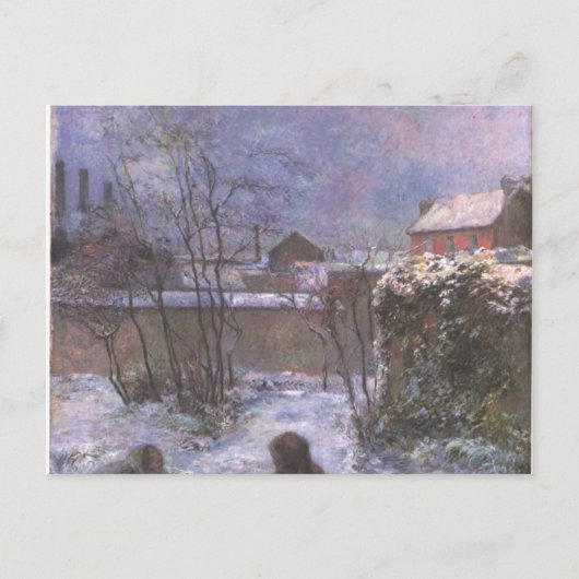 カルセル通りインウィンター ポストカード (正面)