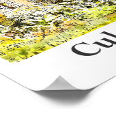 カルゼアンキャッスルスコットランド旅行水の色 ポスター (角)