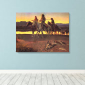 カルソンの男たちチャールズ・M・ラッセル キャンバスプリント (インサイチュ (ウッドフロア))