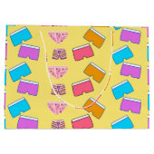 カルゾネツ模様 ラージペーパーバッグ (裏面)