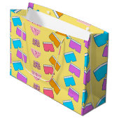 カルゾネツ模様 ラージペーパーバッグ (正面アングル)