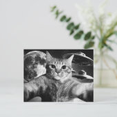 カルタオポスタルキャット宇宙 ポストカード (スタンド正面)