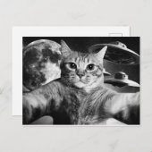 カルタオポスタルキャット宇宙 ポストカード (正面/裏面)