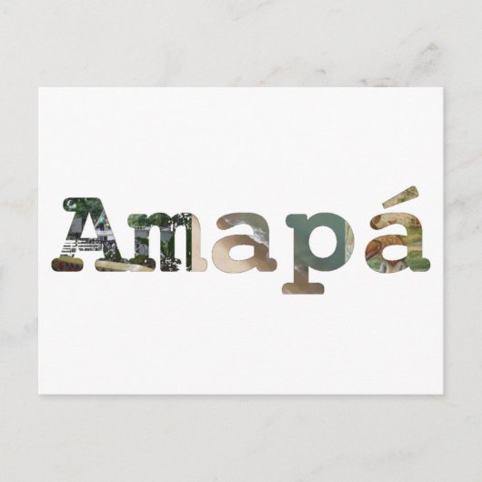 カルタオ郵便アマパ ポストカード (正面)