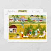 カルタオ郵便アルテブラシレイラ ポストカード (正面/裏面)